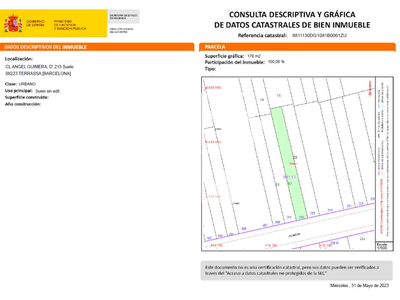 Local en Calle Ángel Guimerà  Número 209  , Terrassa Barcelona